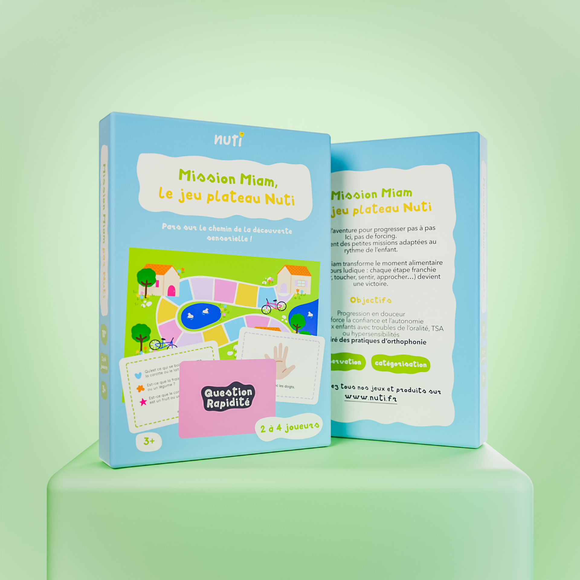 Mission Miam, Le jeu plateau Nuti