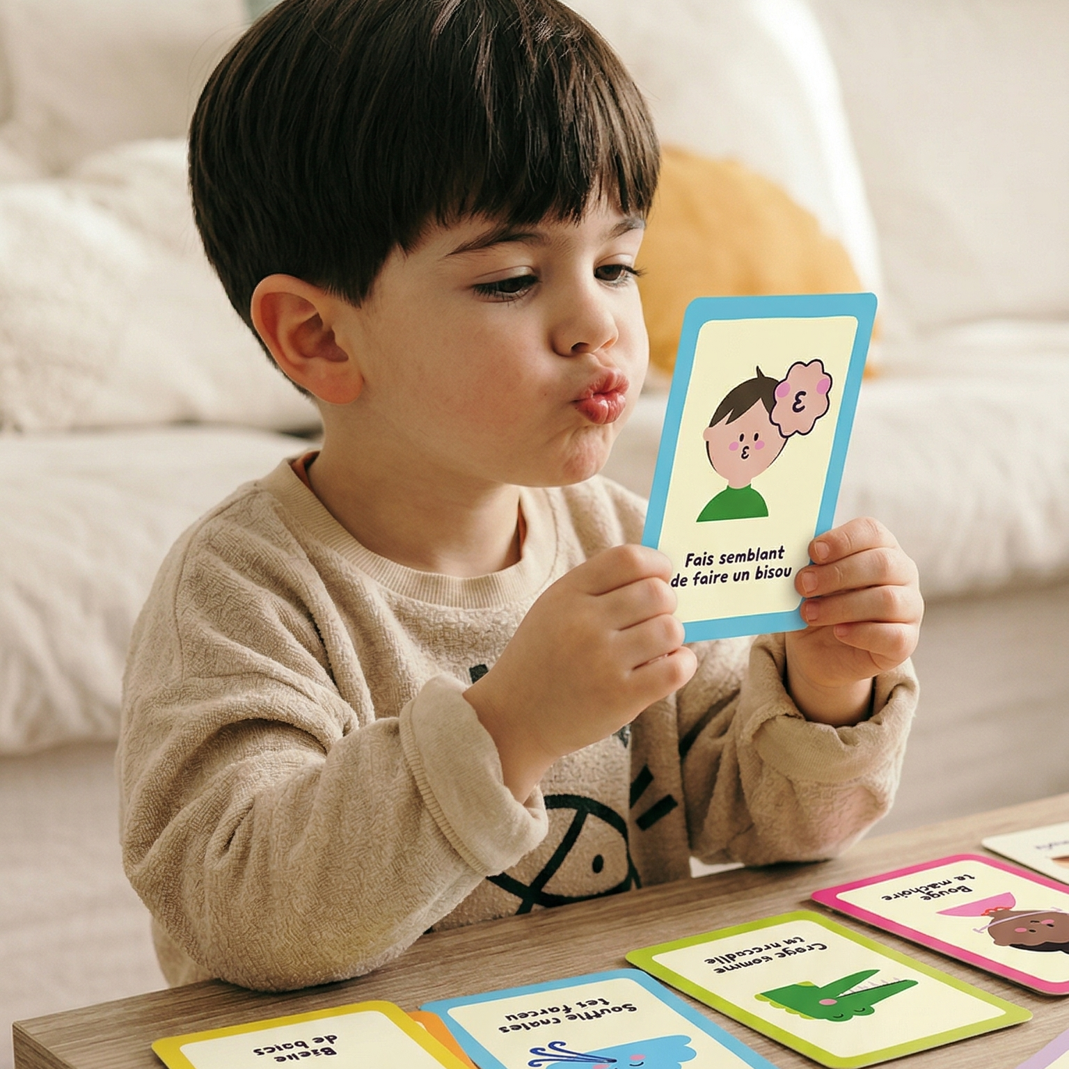 Le jeu des grimaces