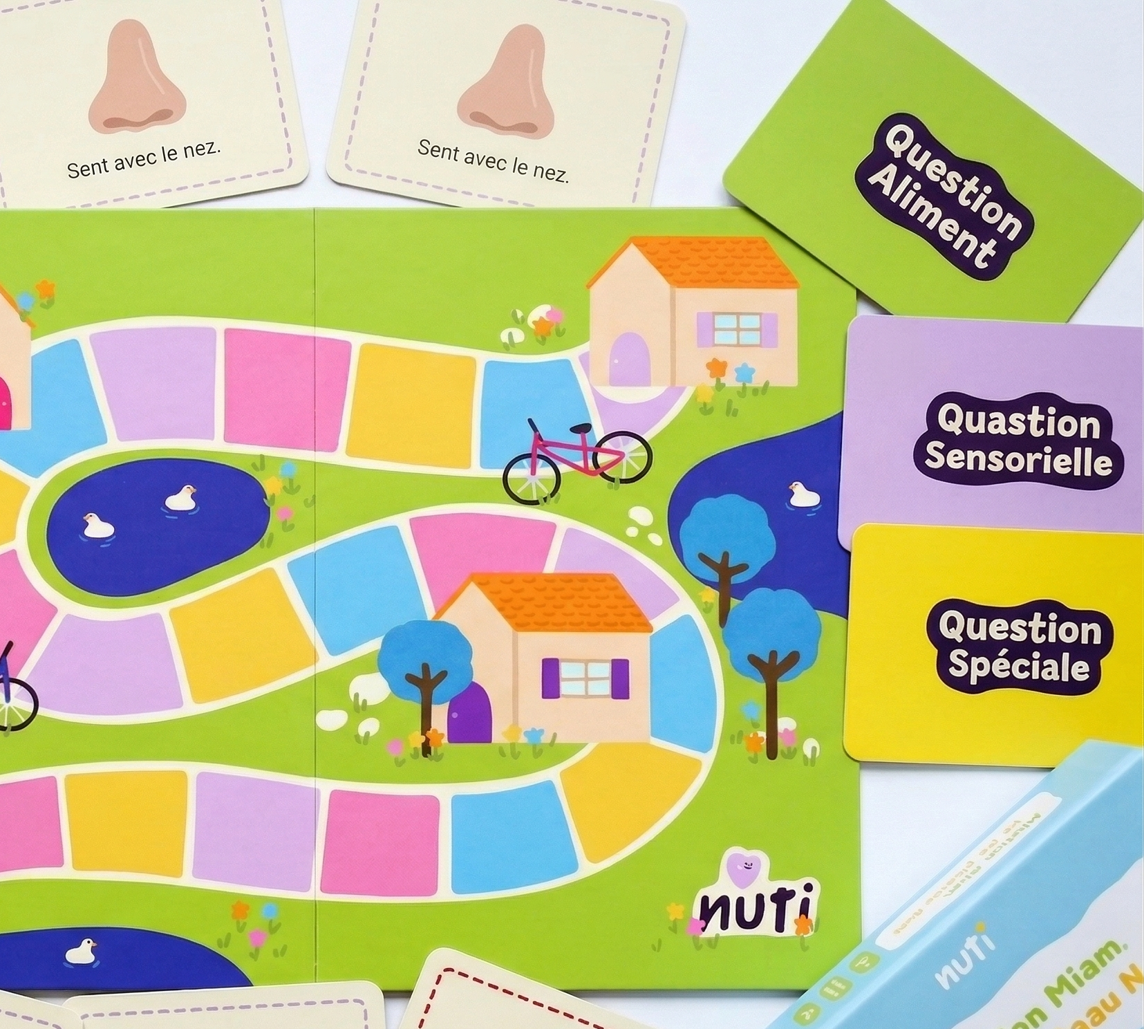 Mission Miam, Le jeu plateau Nuti