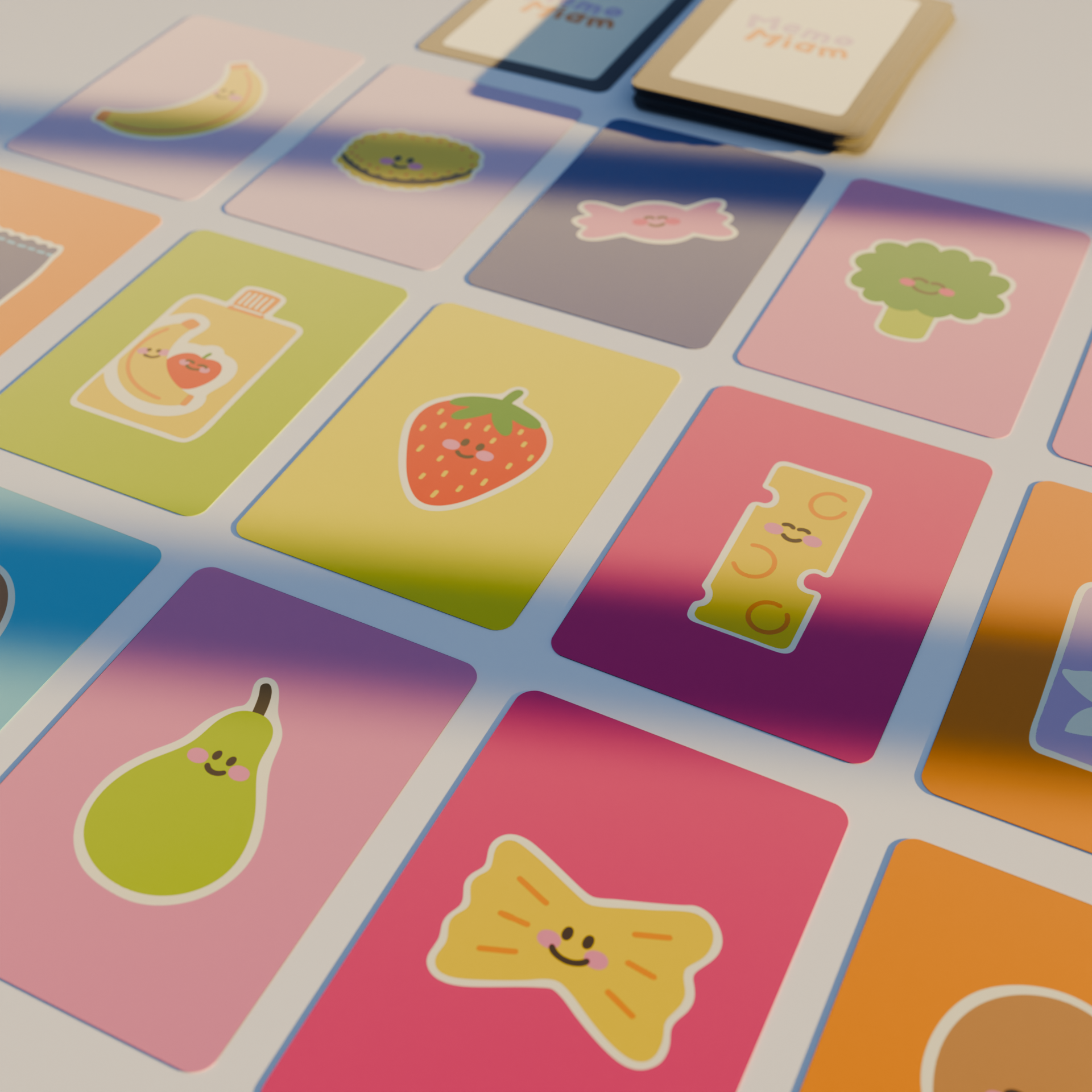 Le jeu des mémos spécial aliments