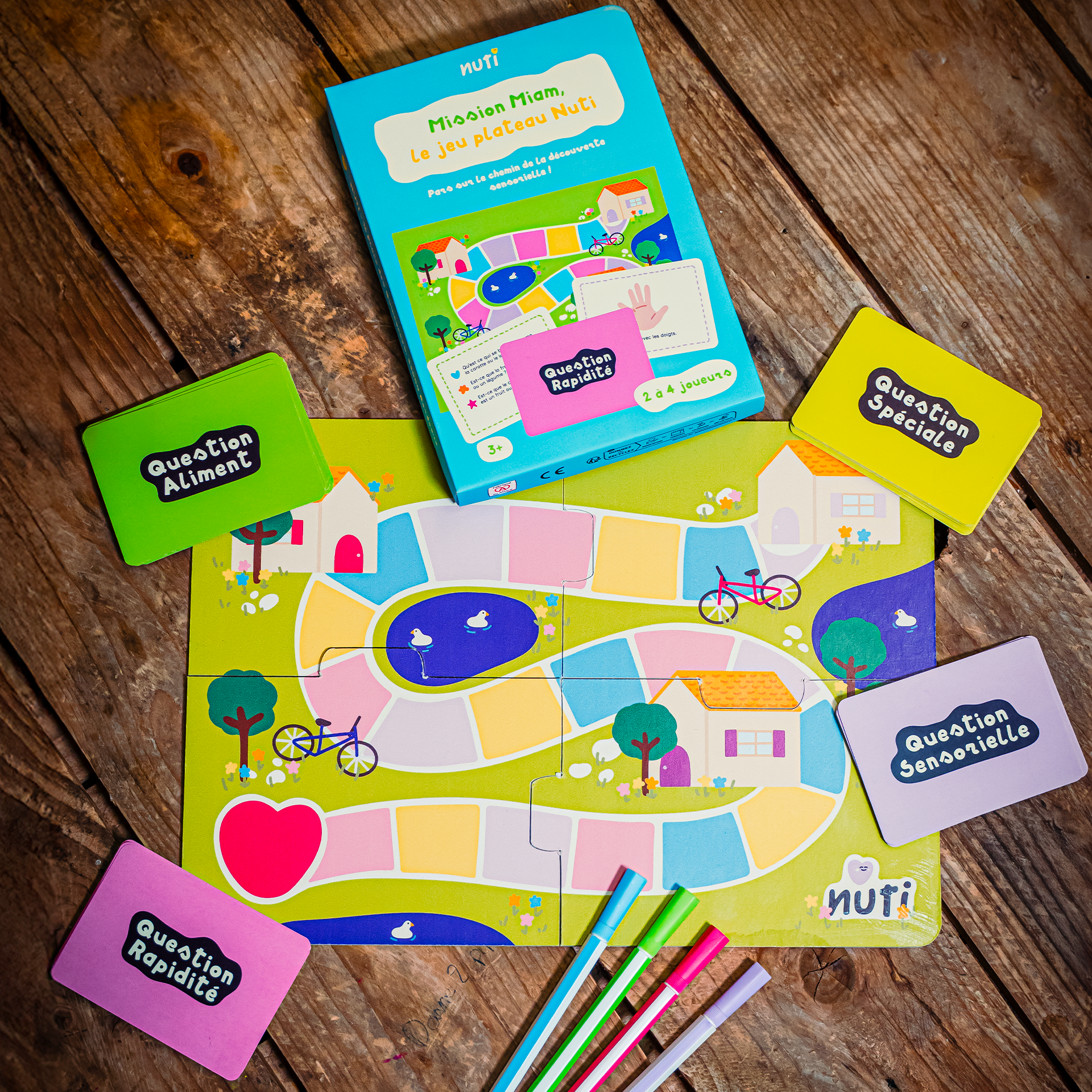 Mission Miam, Le jeu plateau Nuti