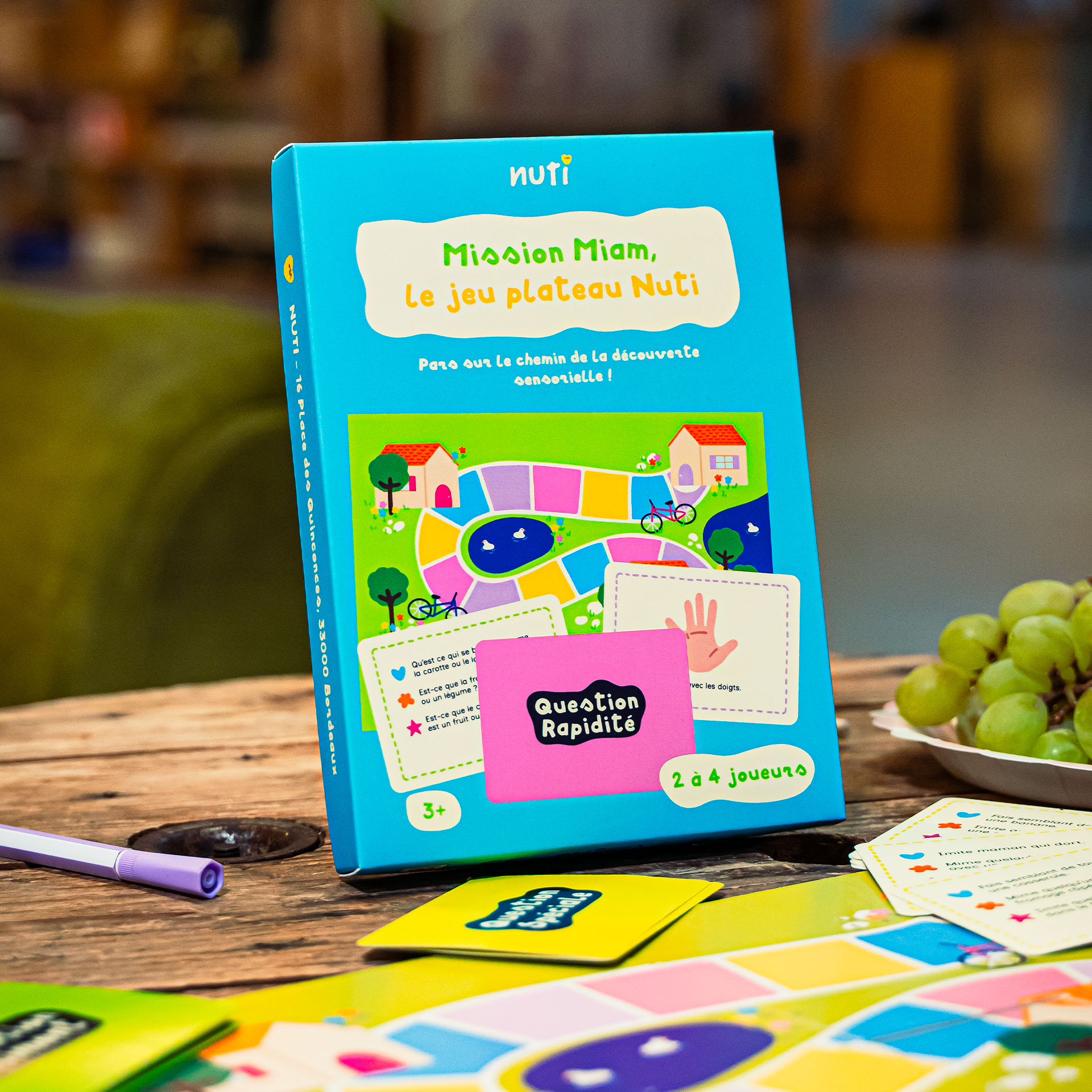 Mission Miam, Le jeu plateau Nuti